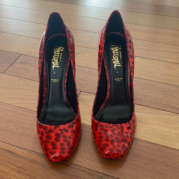 Jerome C Rousseau - Aizza Leopard Patent Red - 39.5 - Picture 1 of 5